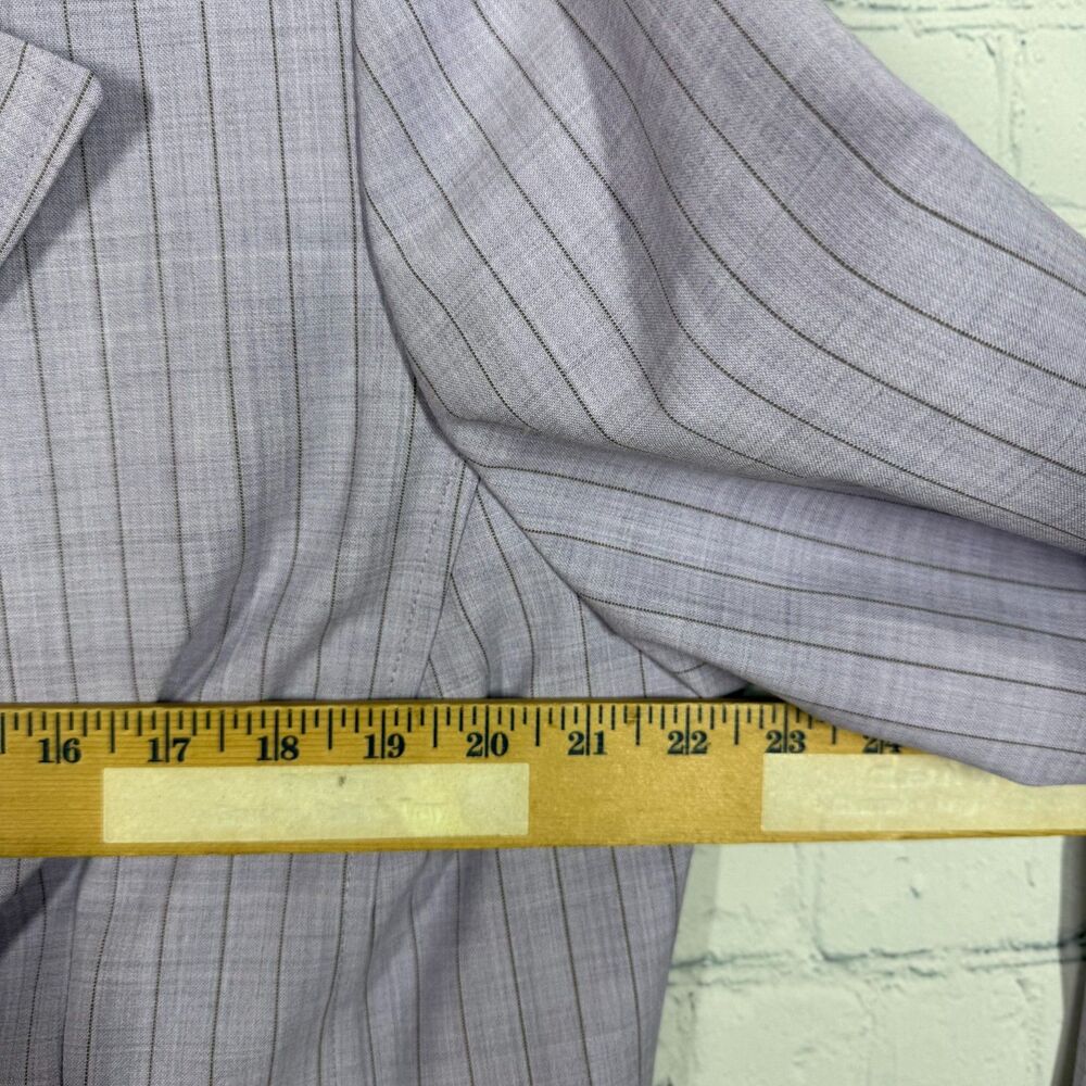 Y2K Milano Lavender Pinstripe Blazer and Pants Suit - Picture 14 of 16